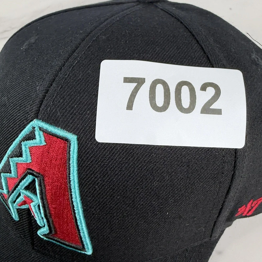 Arizona Diamondbacks Hat Cap Strap Back Mens OSFA Black 47 MVP Baseball Dbacks